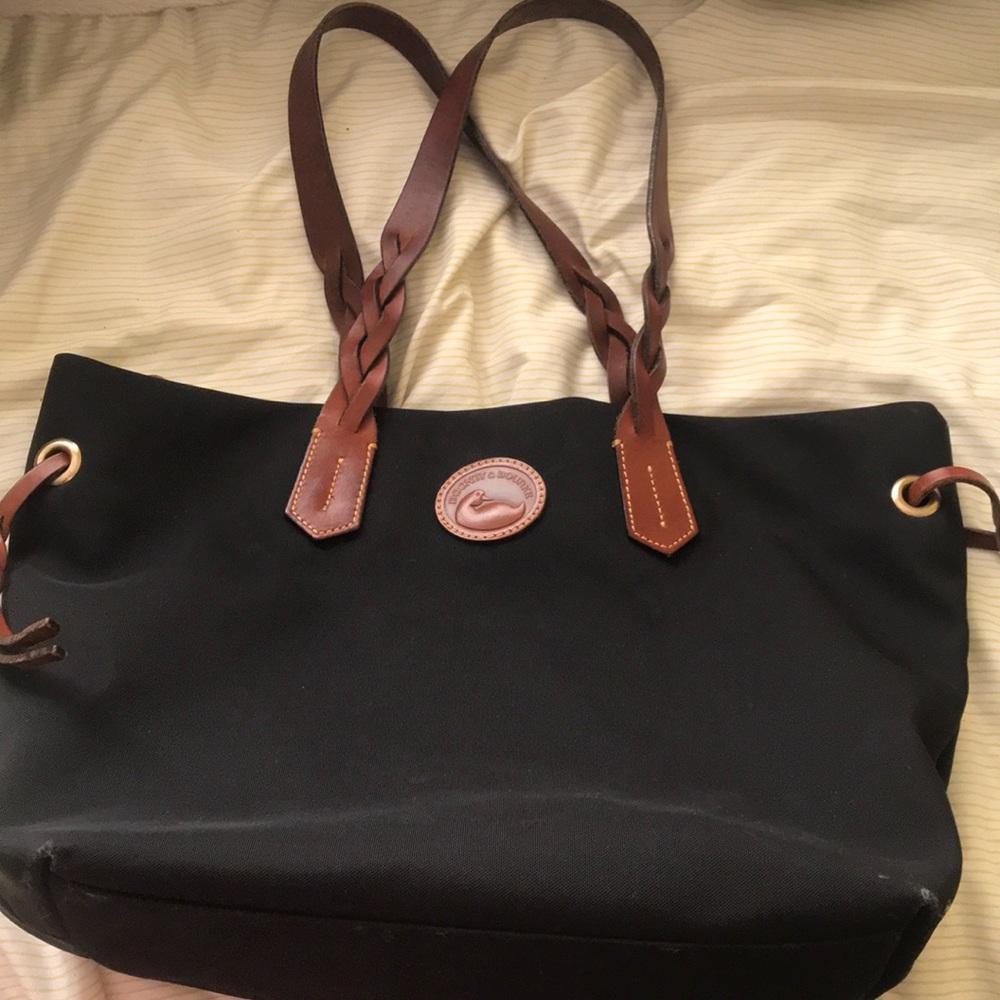 Dooney & Bourke Nylon Tote with Leather Straps